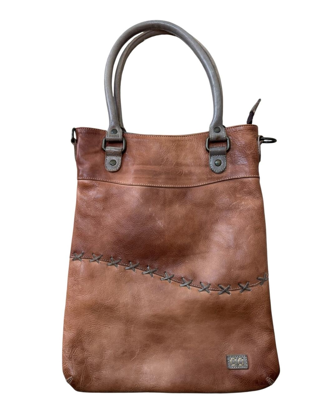 Bed Stu Celta Leather Tote Tan Rustic NO STRAP